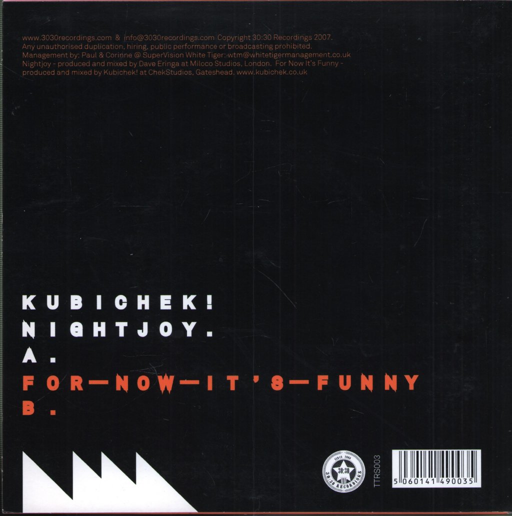 Kubichek - Nightjoy - 7 Inch