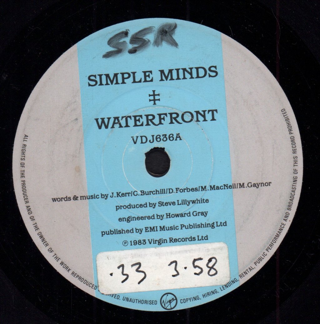 Simple Minds - Waterfront - 7 Inch