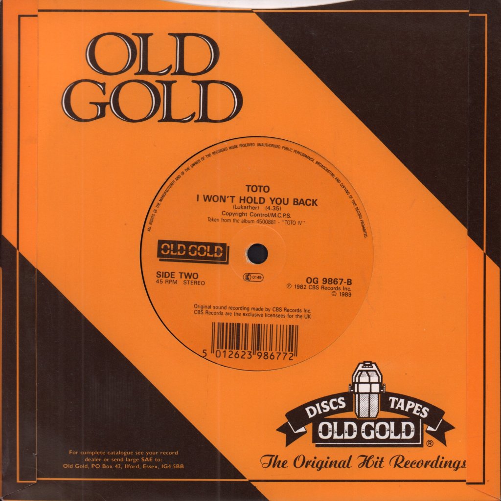 Toto - Africa - 7 Inch