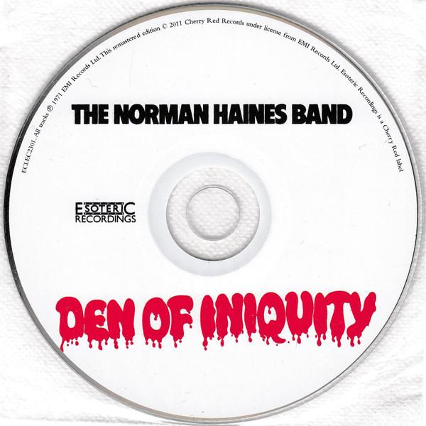 Norman Haines Band - Den Of Iniquity - Cd