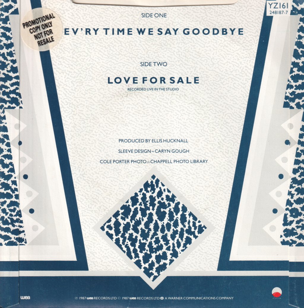 Simply Red - Ev'ry Time We Say Goodbye - 7 Inch