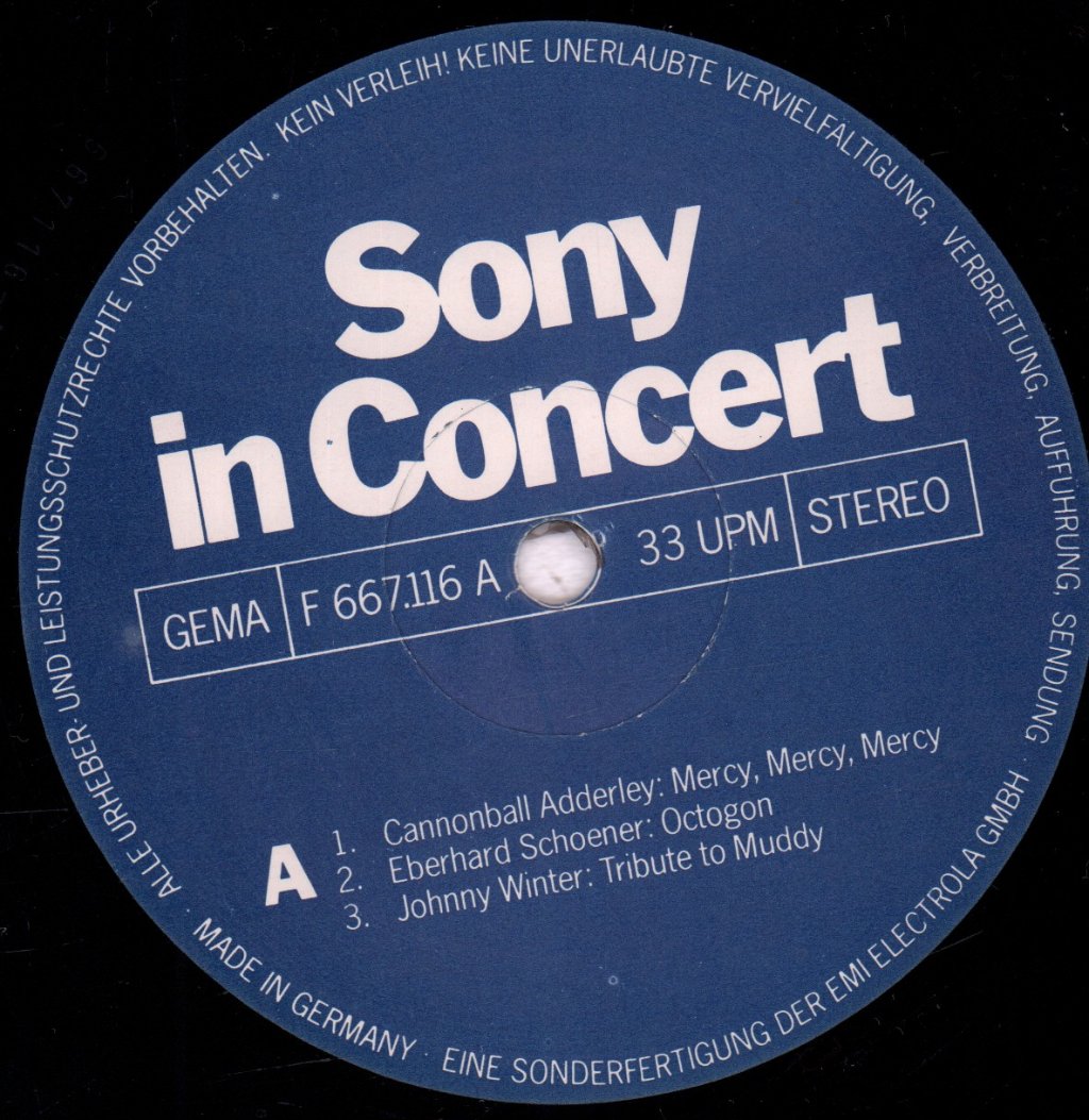 Various Artists - Sony In Concert - Lp