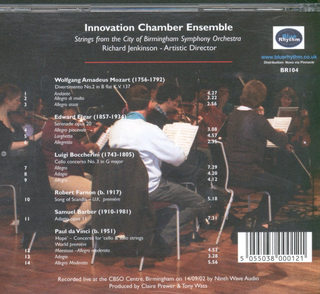 Innovation Chamber Ensemble - Ice On Fire - Cd