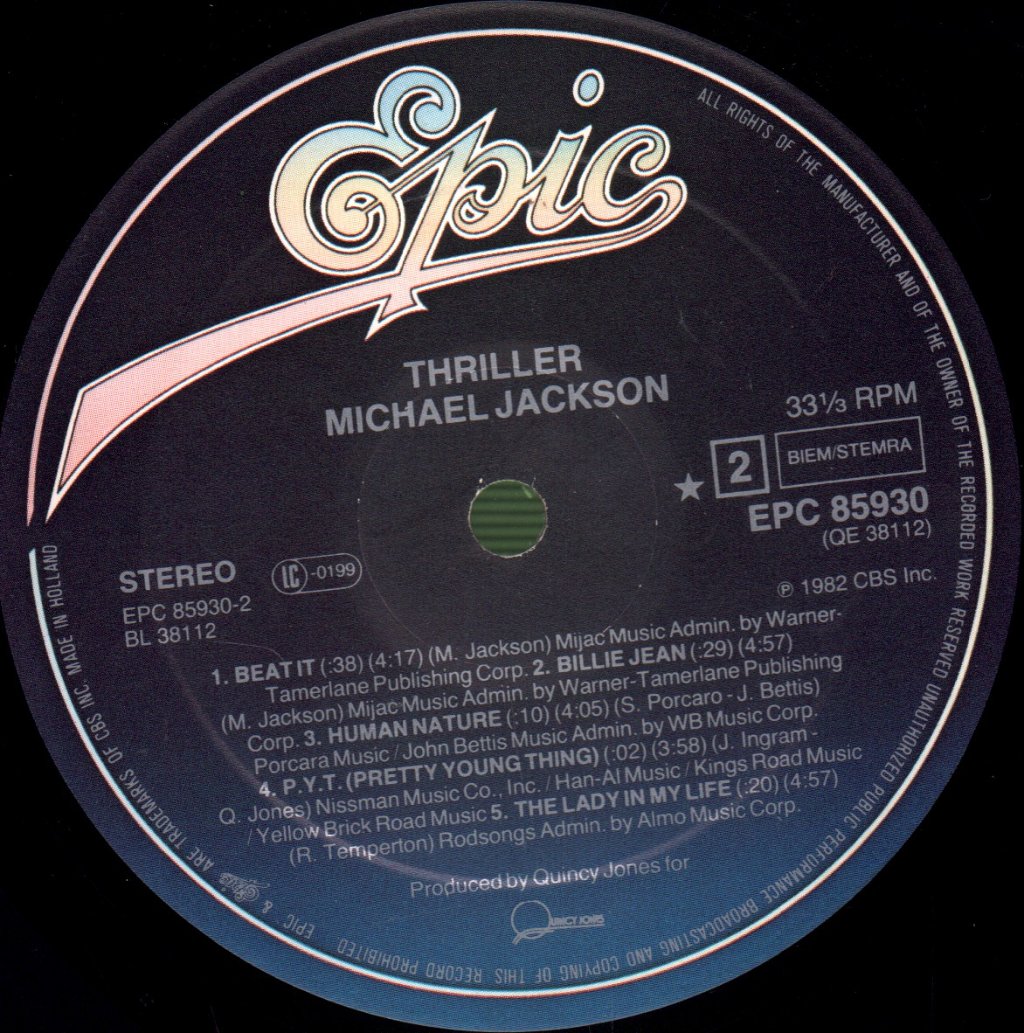 Michael Jackson - Thriller - Lp