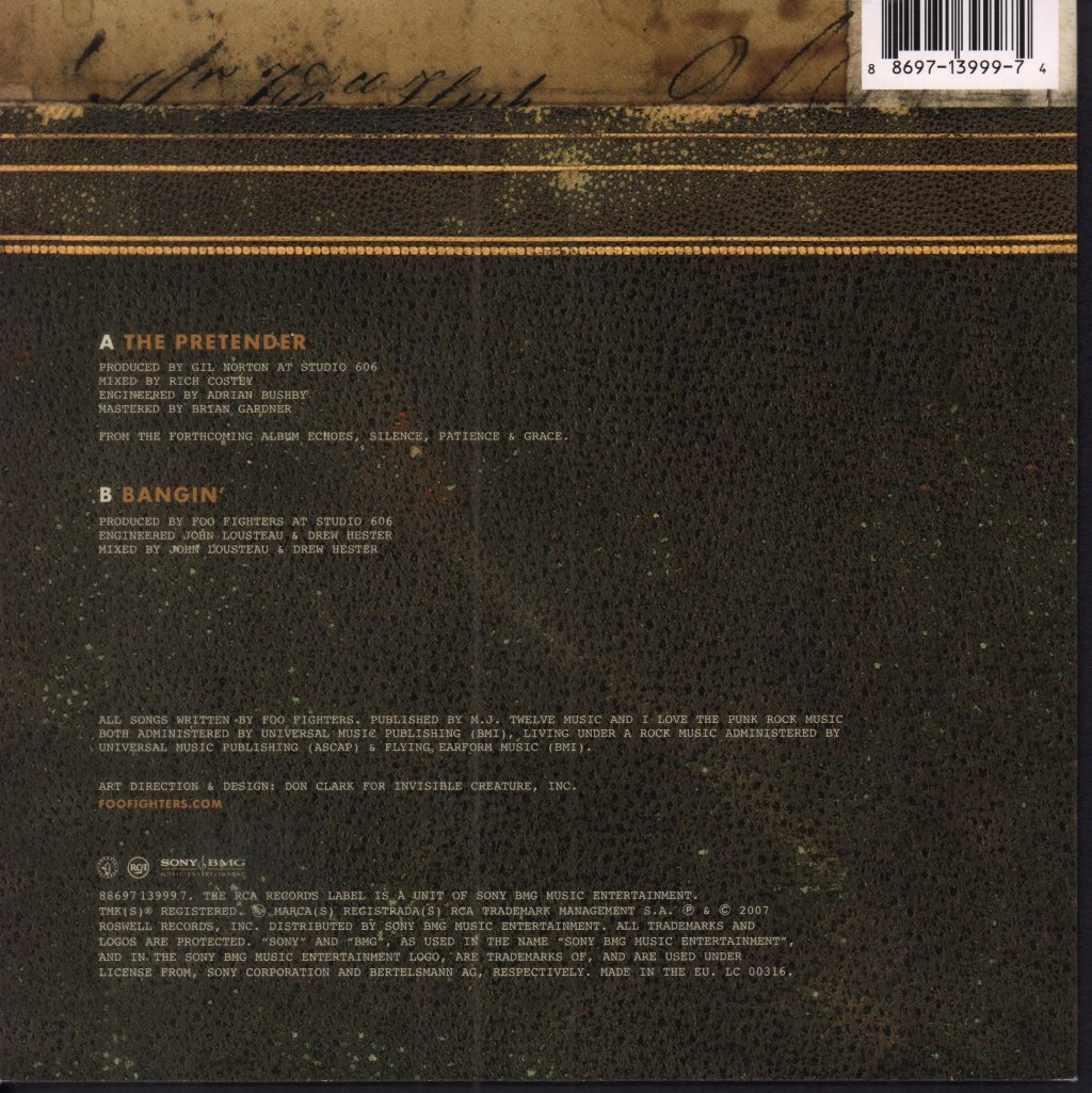 Foo Fighters - Pretender - 7 Inch