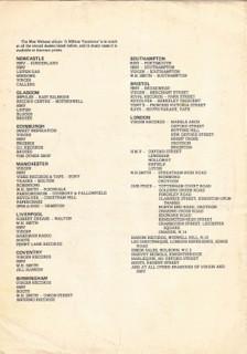 Max Webster - Excerpts From 'A Million Vacations' - 7 Inch