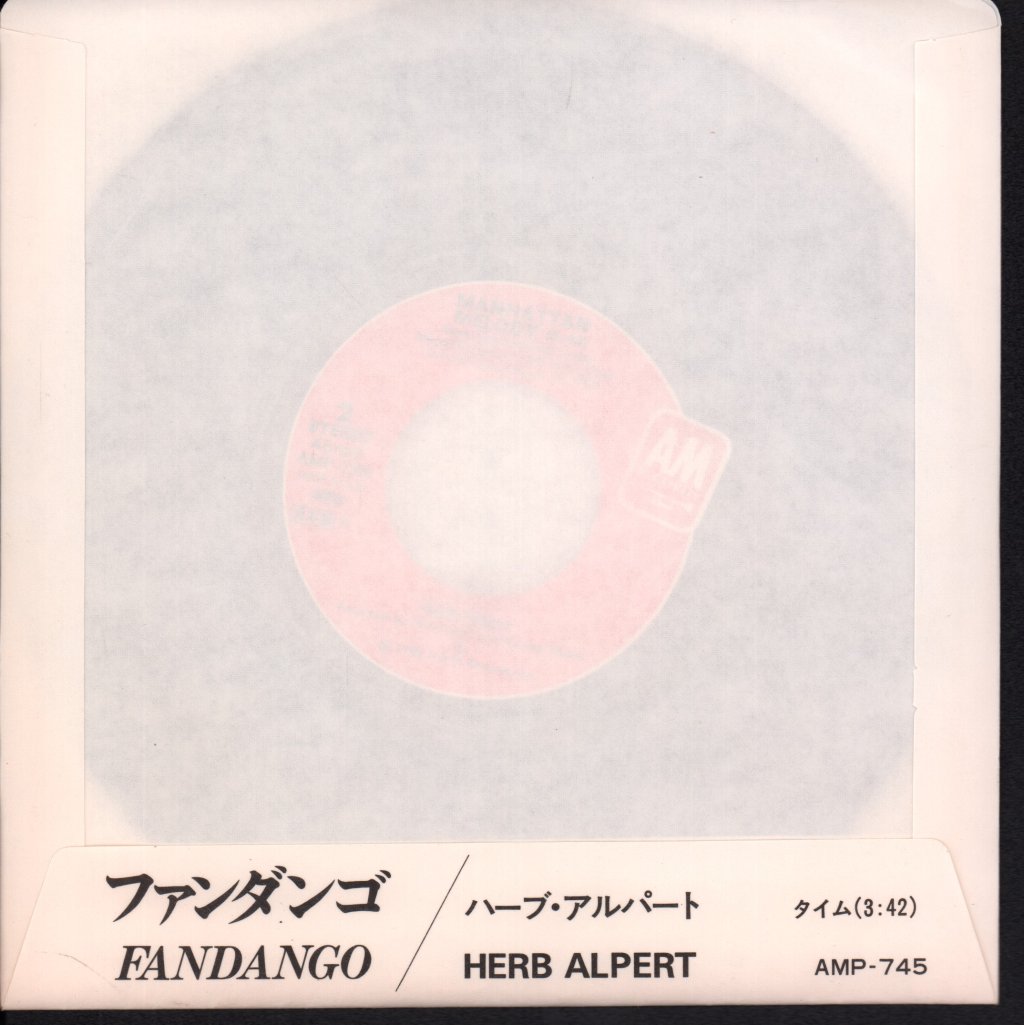 Herb Alpert - Fandango - 7 Inch