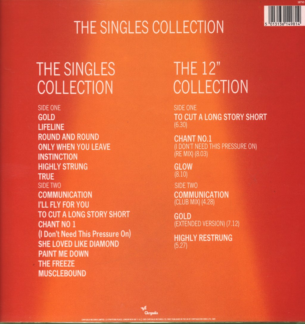 Spandau Ballet - Singles Collection - Double Lp