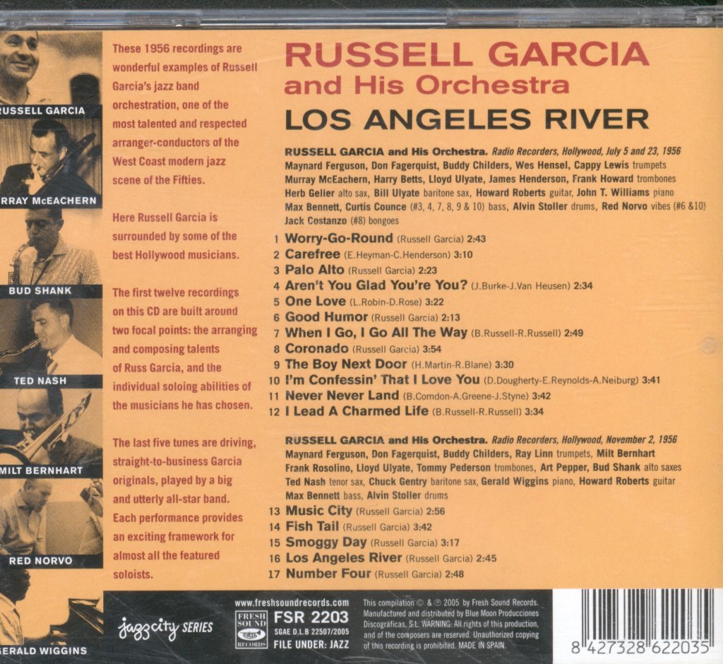 Russell Garcia And His Orchestra - Los Angeles River - Cd