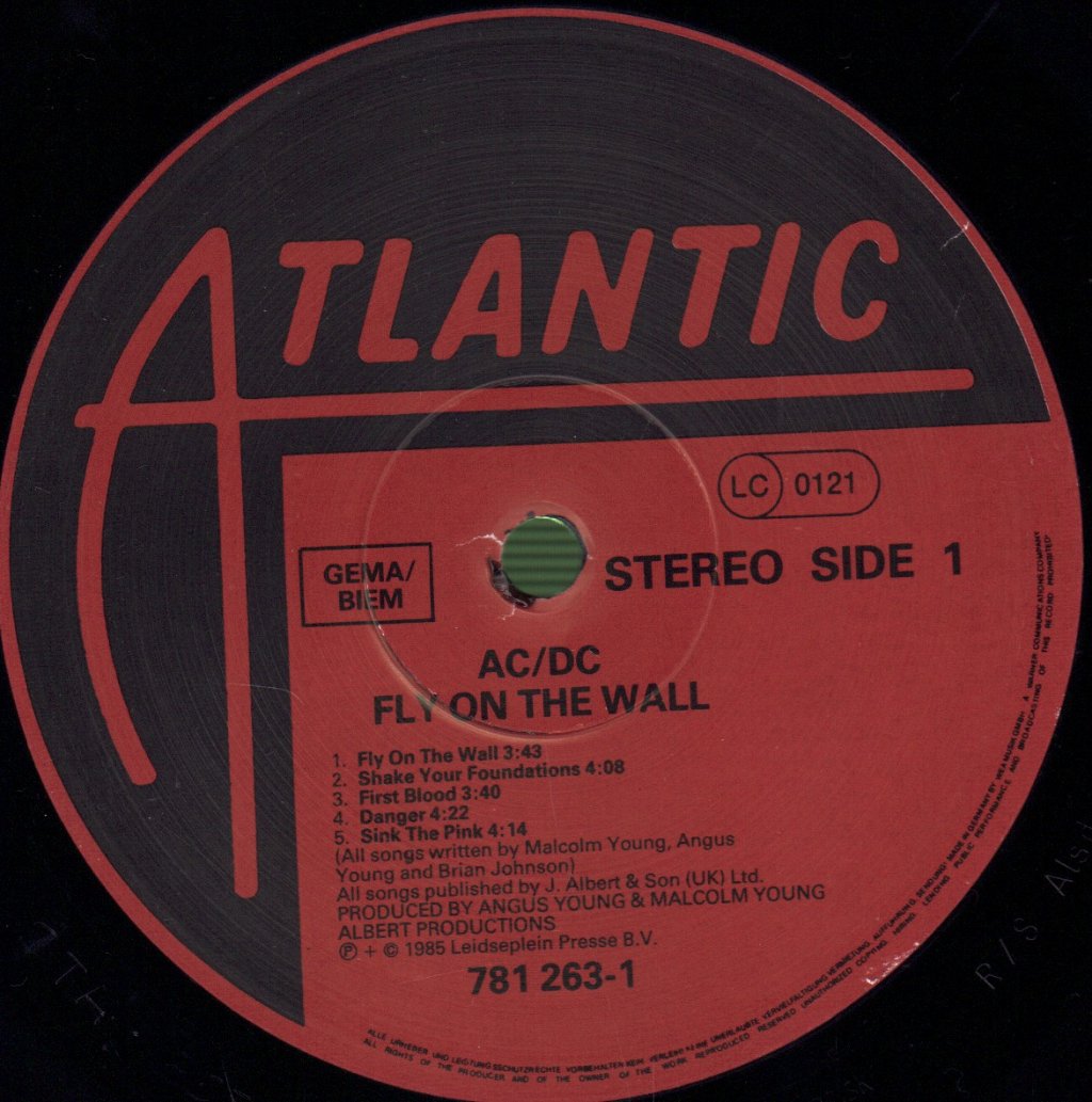 AC/DC - Fly On The Wall - Lp