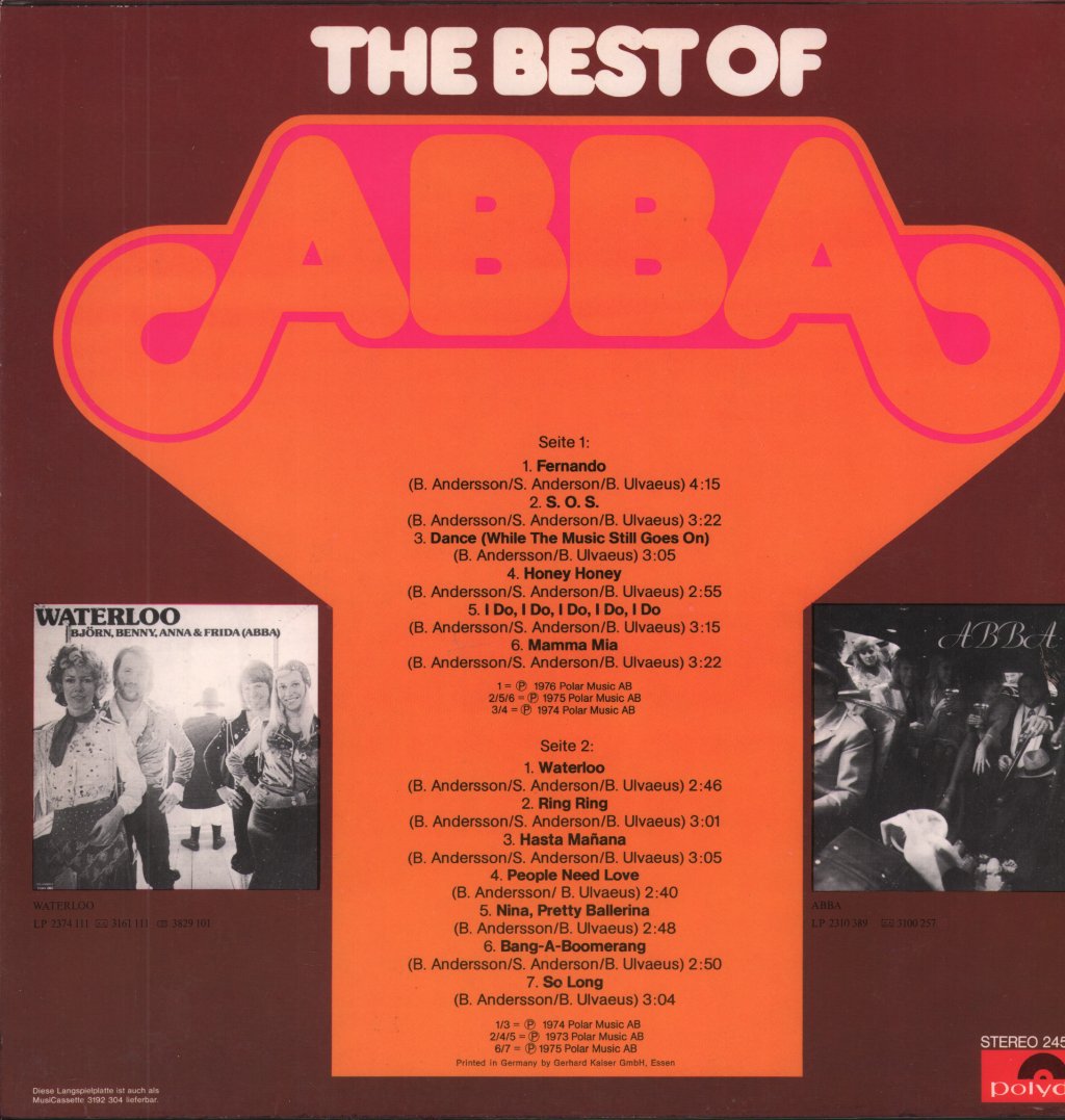 ABBA - Best Of ABBA - Lp