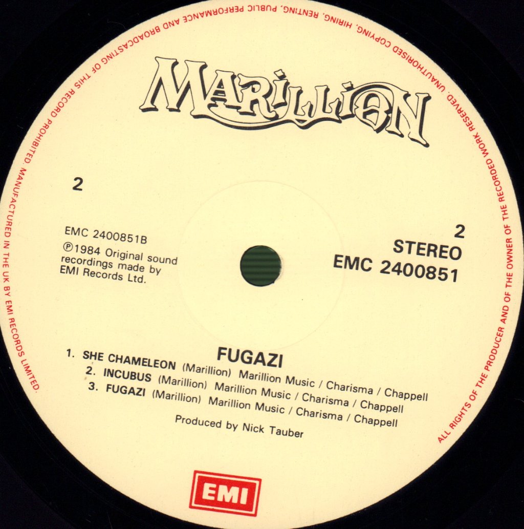Marillion - Fugazi - Lp