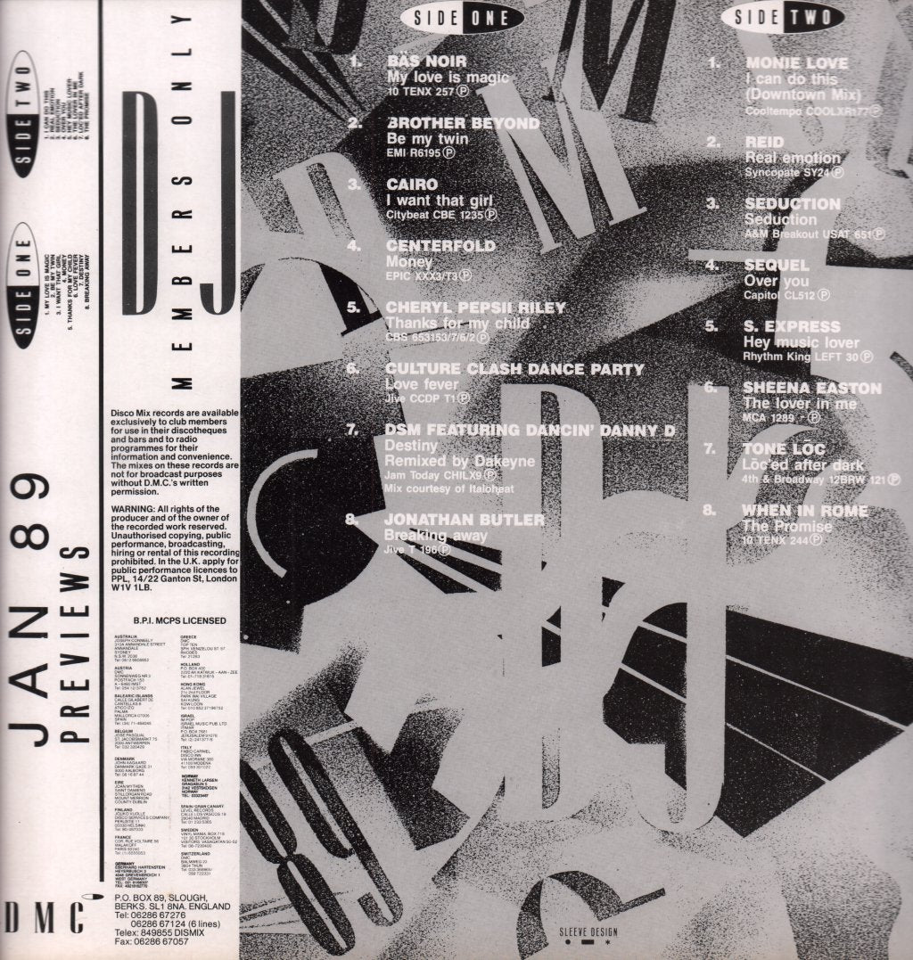 Various Artists - January 89 Previews - Lp