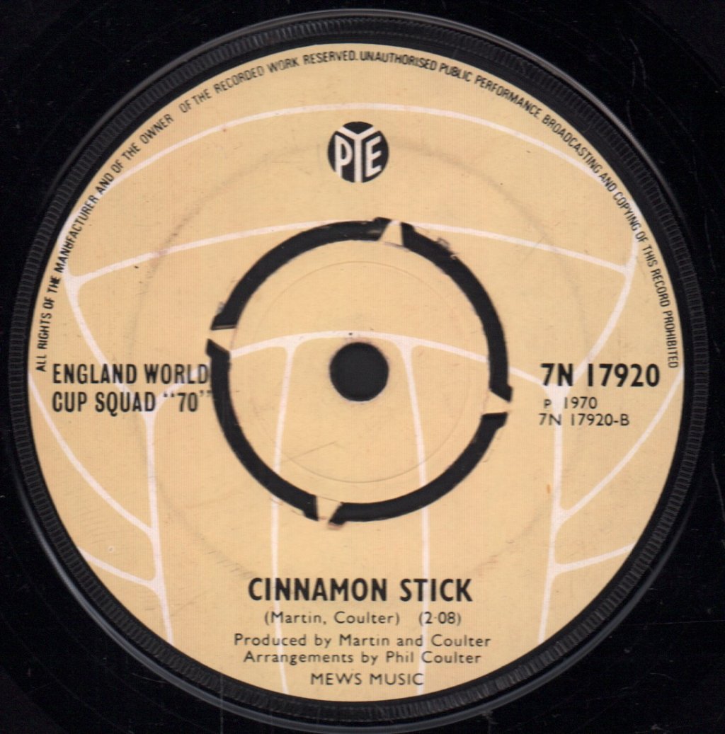 England World Cup Squad '70 - Back Home - 7 Inch