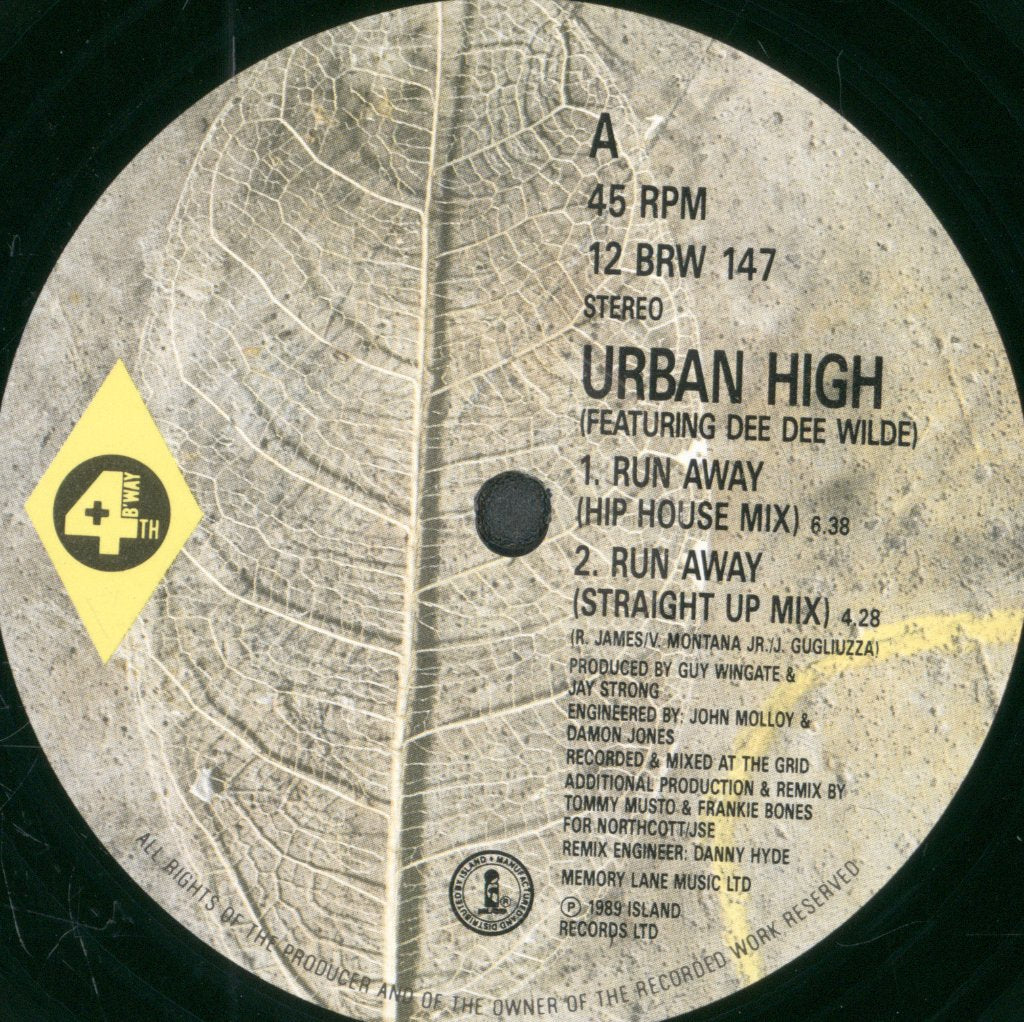 Urban High - Run Away - 12 Inch