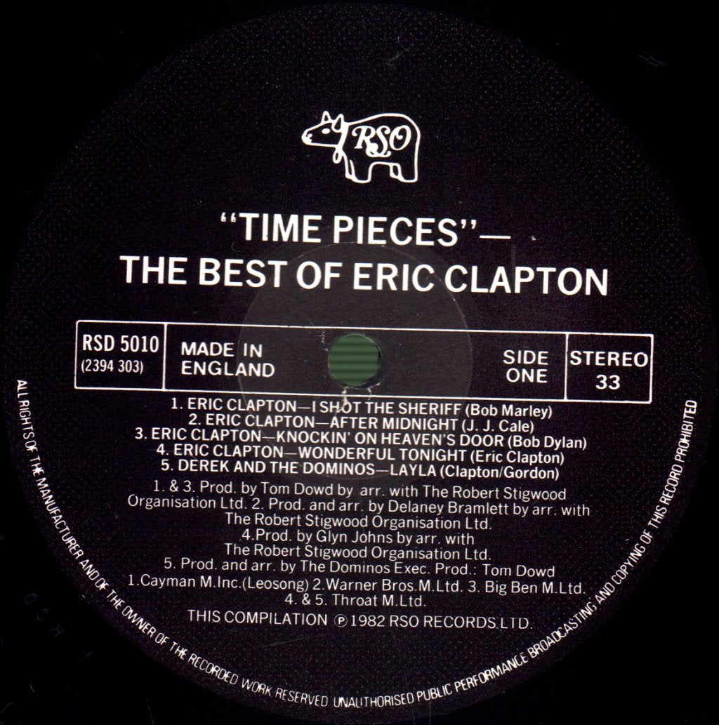Eric Clapton - Time Pieces (The Best Of Eric Clapton) - Lp