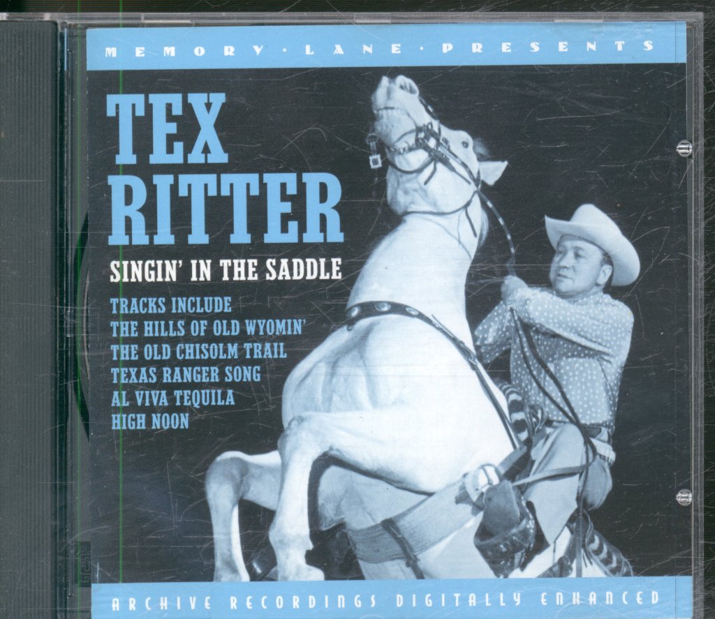 Tex Ritter - Singin' In The Saddle - Cd