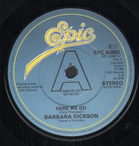 Barbara Dickson - Here We Go - 7 Inch