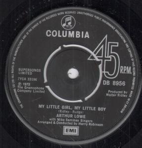 Arthur Lowe - My Little Girl My Little Boy - 7 Inch