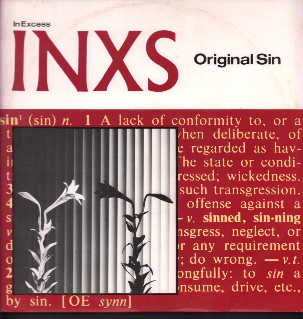 INXS - Original Sin - 12 Inch