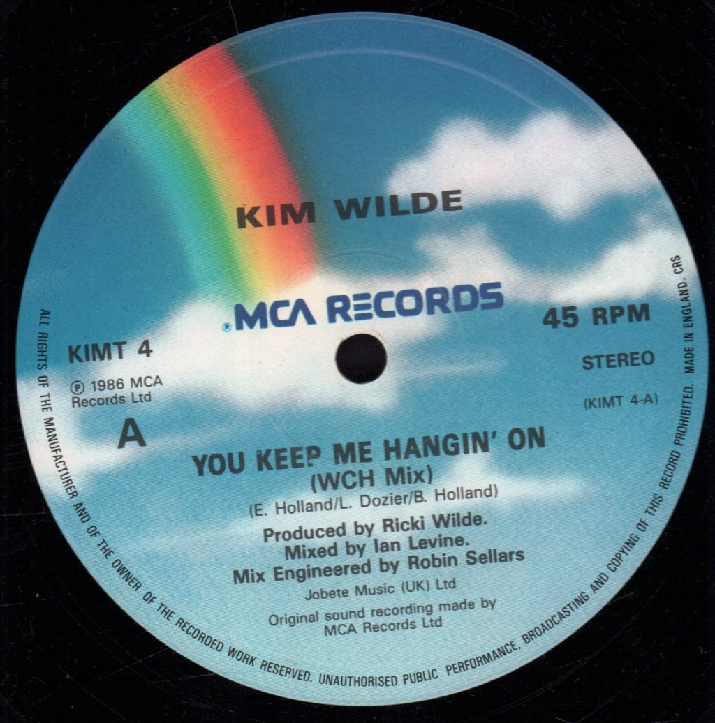 Kim Wilde - You Keep Me Hangin On - 12 Inch