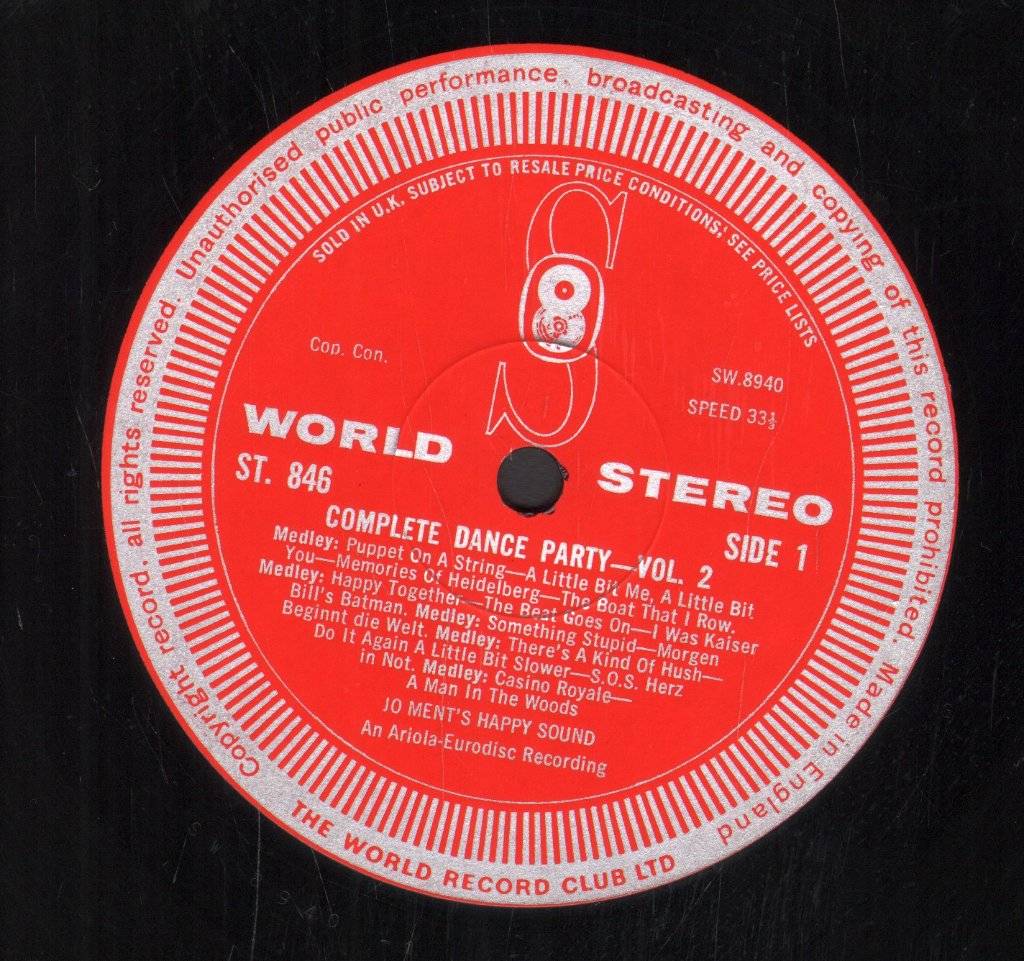 Jo Ment - Complete Dance Party - Double Lp