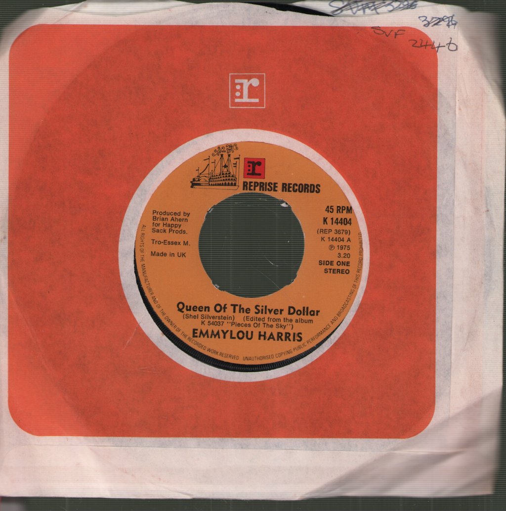Emmylou Harris - Queen Of The Silver Dollar - 7 Inch