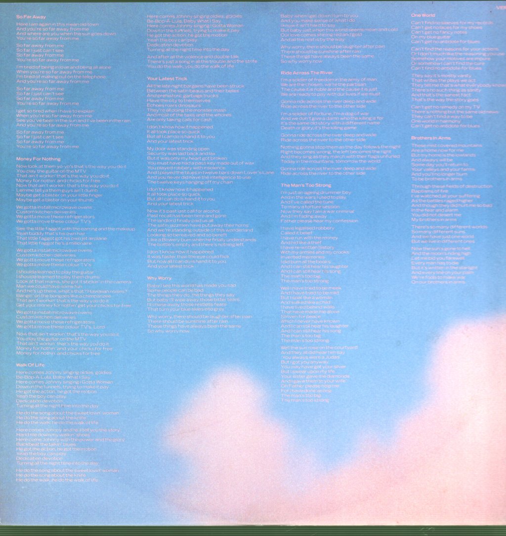 Dire Straits - Brothers In Arms - Lp