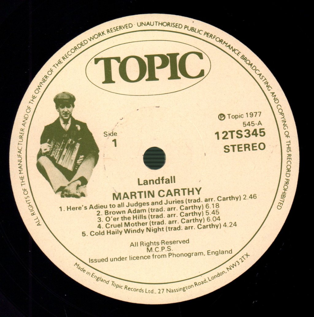 Martin Carthy - Landfall - Lp