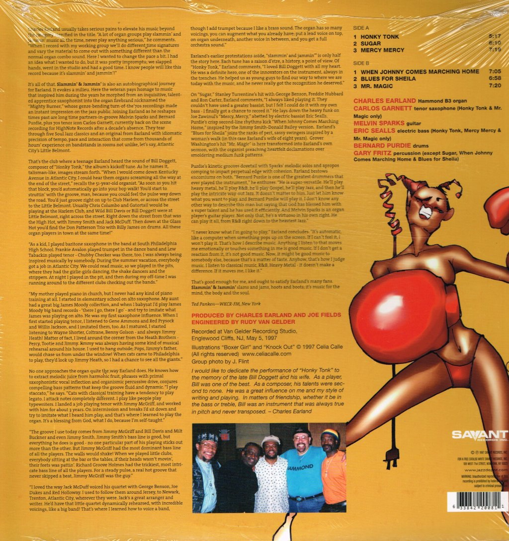 Charles Earland - Slammin' & Jammin' - Lp