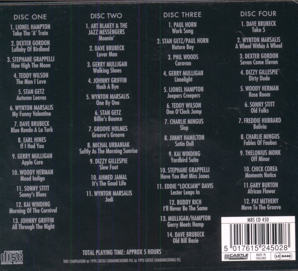 Various Artists - Black Box Of Jazz - Cd Set