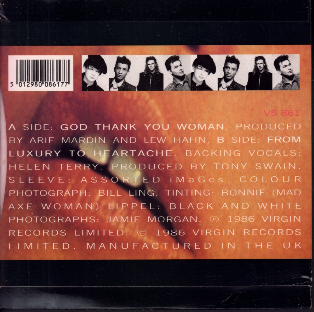 Culture Club - God Thank You Woman - 7 Inch