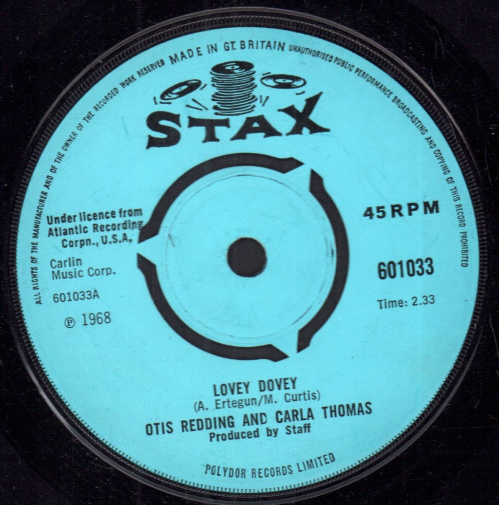 Otis Redding And Carla Thomas - Lovey Dovey - 7 Inch