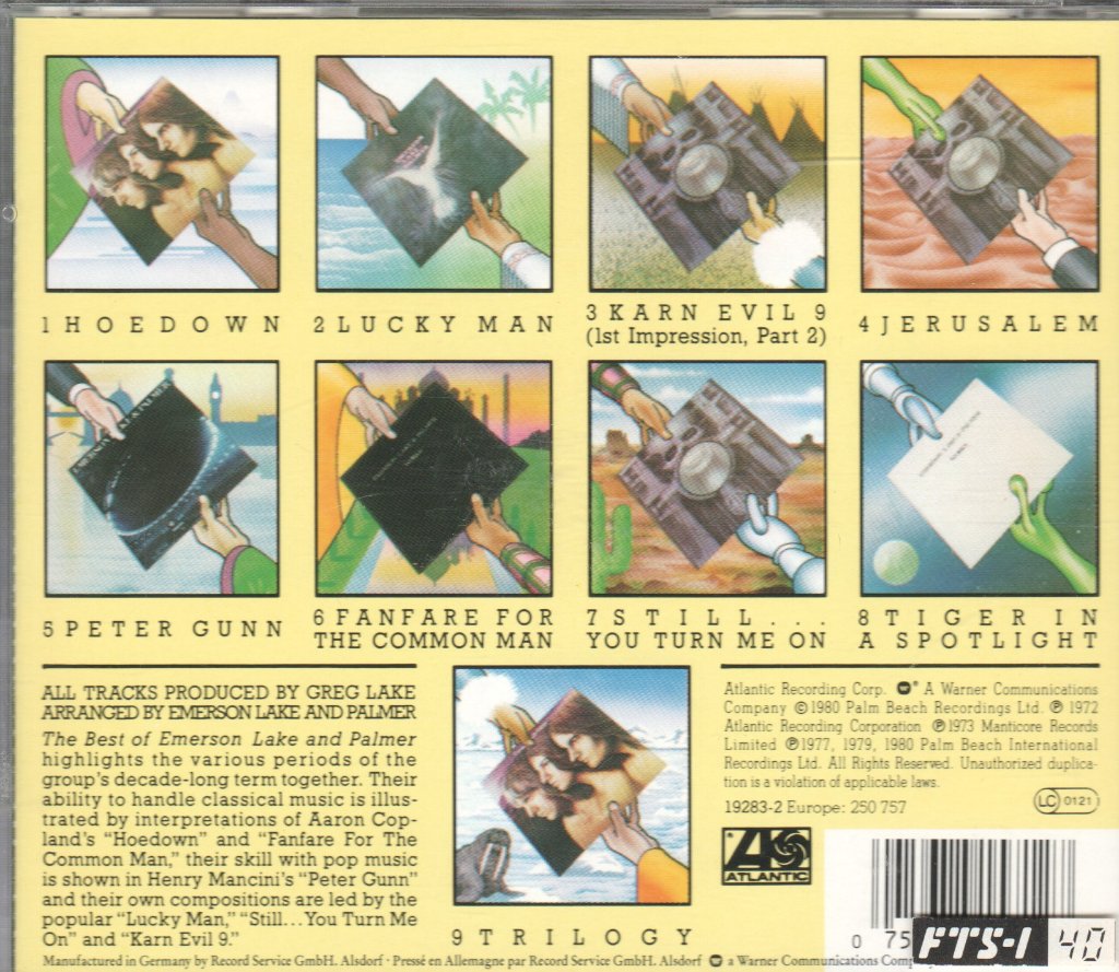 Emerson, Lake & Palmer - Best Of Emerson Lake & Palmer - Cd