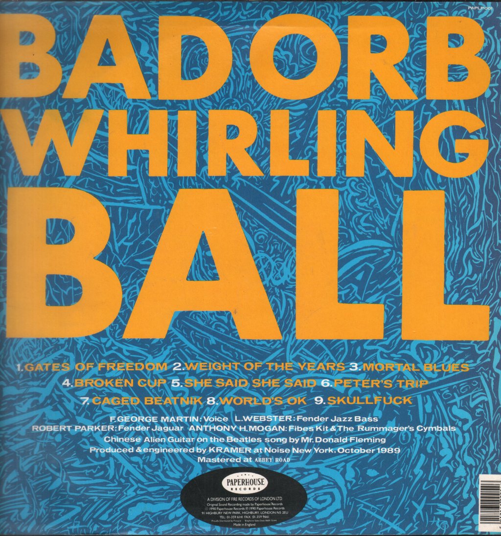 Walkingseeds - Bad Orb Whirling Ball - Lp
