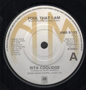 Rita Coolidge - Fool That I Am - 7 Inch