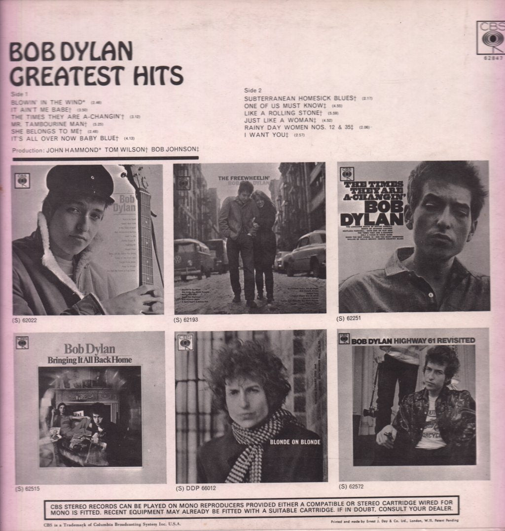 Bob Dylan - Greatest Hits - Lp