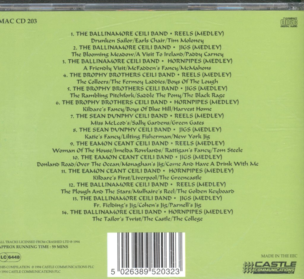 Various Artists - Classic Ceili Bands - Cd