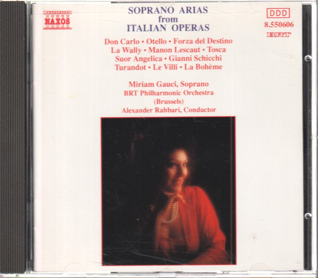 Miriam Gauci, BRT Philharmonic Orchestra - Soprano Arias From Italian Operas - Cd