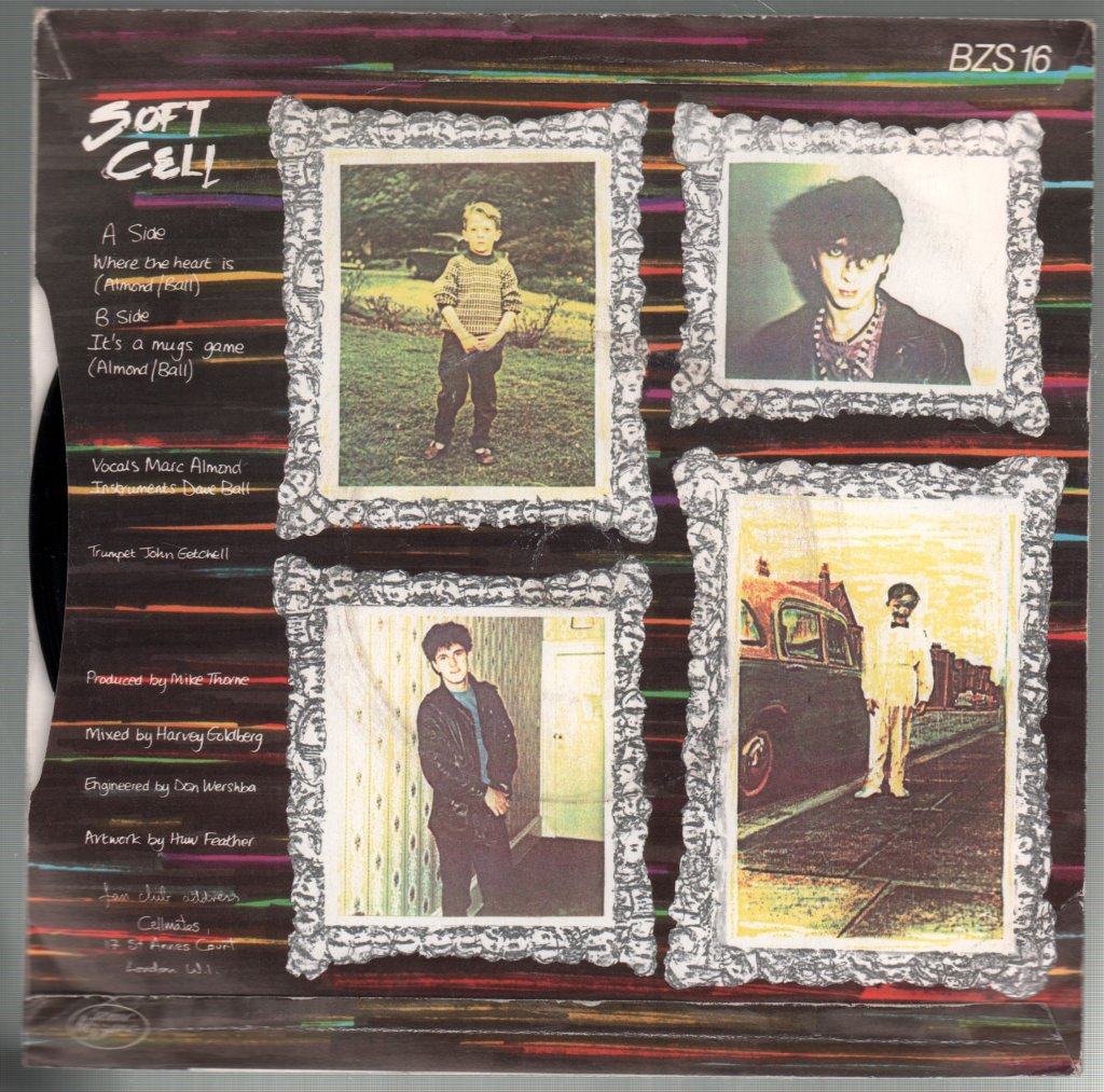 Soft Cell - Where The Heart Is - 7 Inch