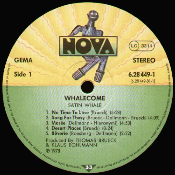 Satin Whale - Whalecome - Double Lp
