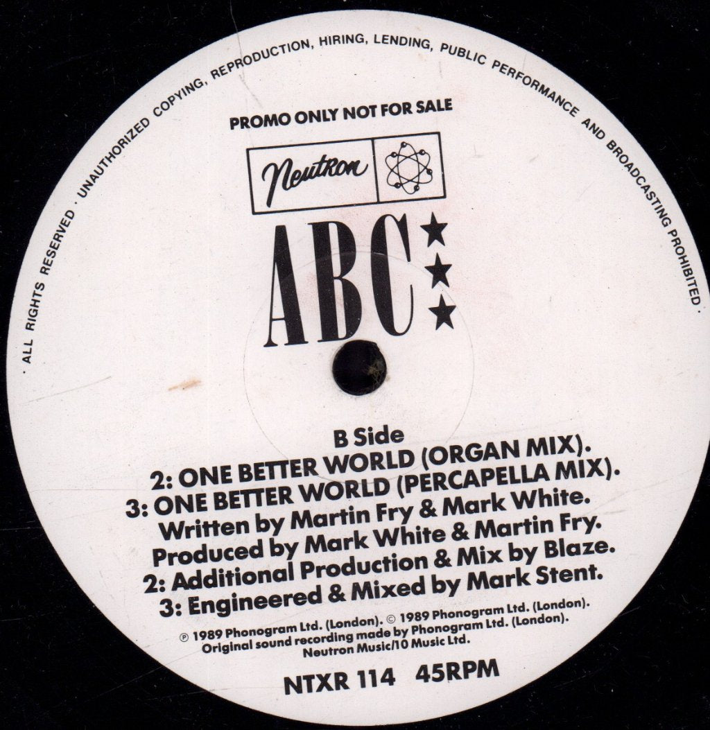 ABC - One Better World - 12 Inch