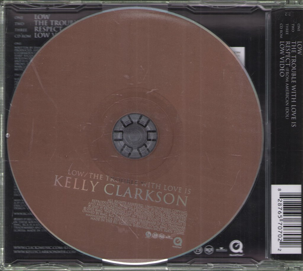 Kelly Clarkson - Low / The Trouble With Love Is - Cd