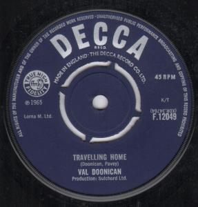 Val Doonican - Travellin Home - 7 Inch