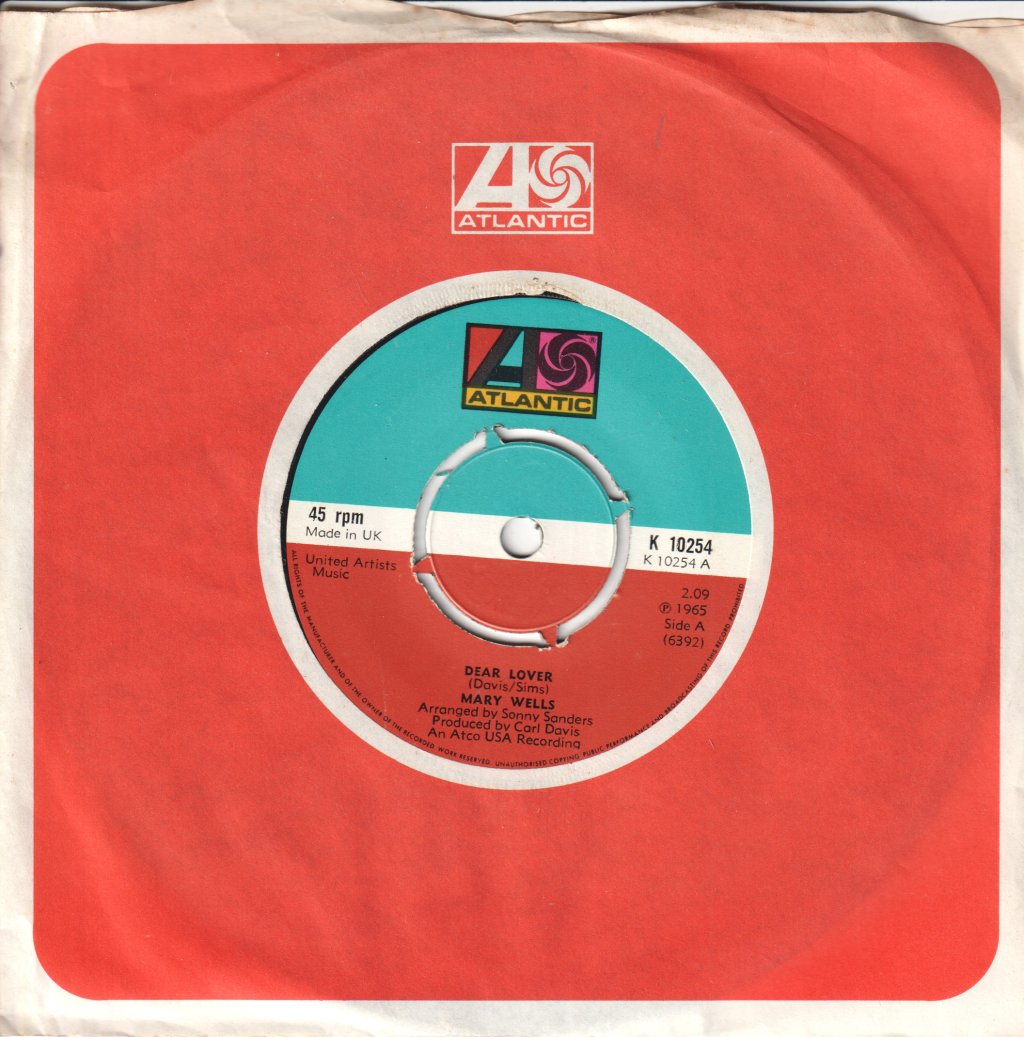 Mary Wells - Dear Lover - 7 Inch