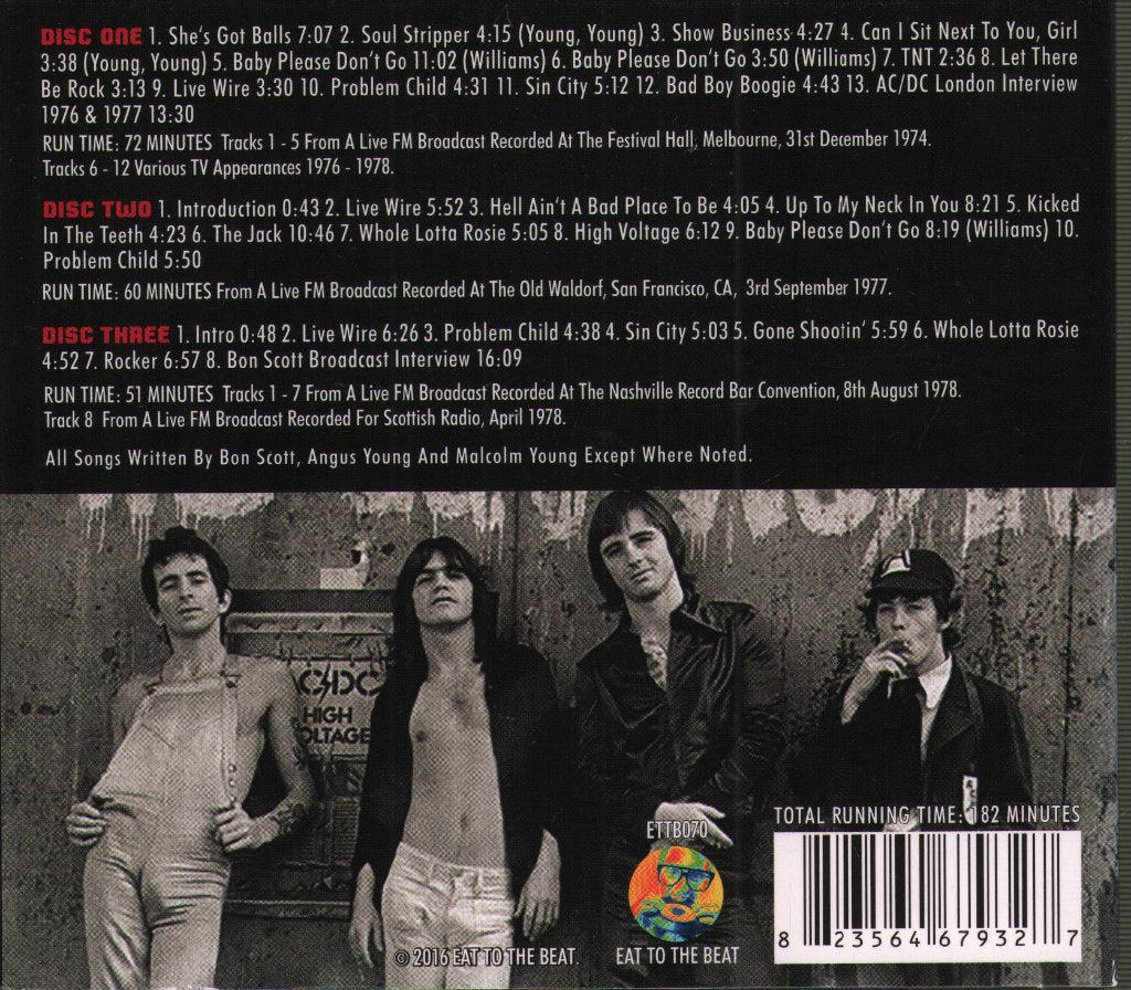 AC/DC - Transmission Impossible (Legendary Broadcasts From The 1970s) - Triple Cd