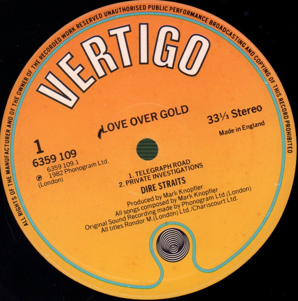 Dire Straits - Love Over Gold - Lp