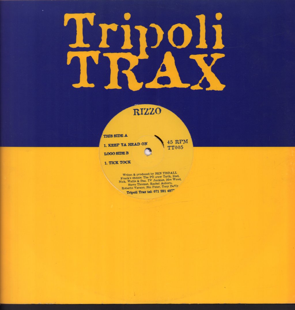 Rizzo - Keep Ya Head On / Tick Tock - 12 Inch