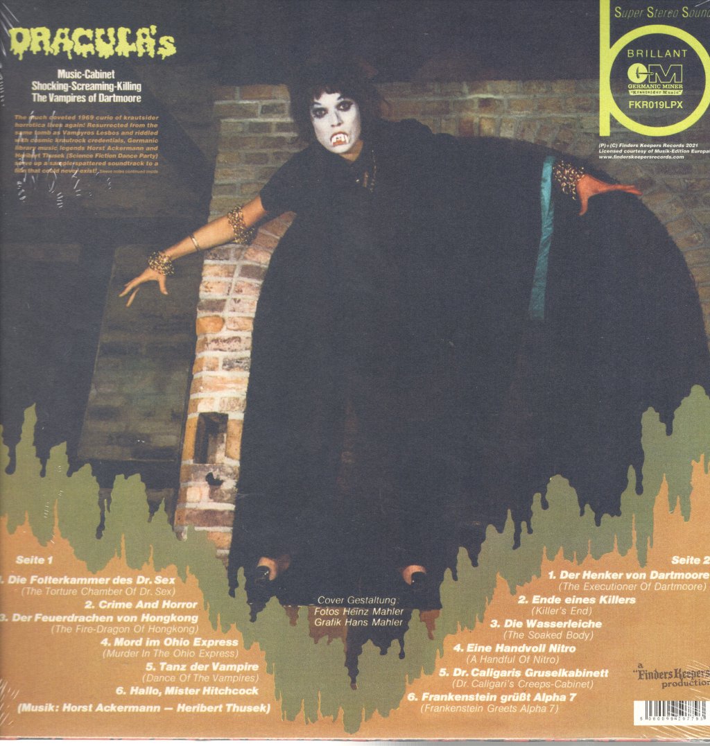 Vampires Of Dartmoore - Dracula's Music Cabinet - Lp