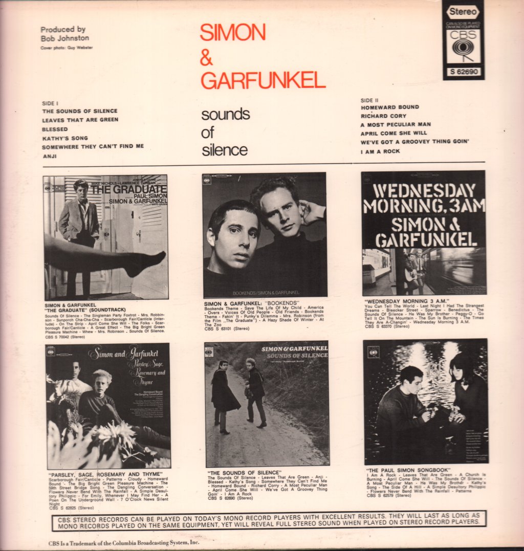 Simon & Garfunkel - Sounds Of Silence - Lp